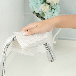 Салфетки нетканые, 34*19,5 см, цвет в ассортименте