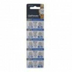 Батарейка GoPower G9/LR936/LR45/394A/194 BL10 Alkaline 1.55V