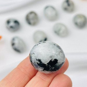 Галтовка из Лунного камня с Турмалином