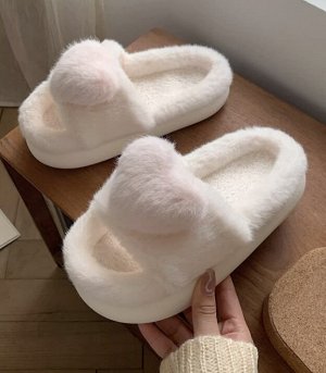 Тапочки домашние с открытым носом