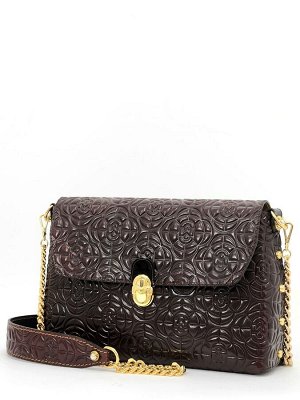 Женская сумочка mo4812 fiori marrone средняя