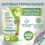 LION &quot;Shokubutsu&quot; Крем-гель для душа 400мл &quot;Healthy Plus&amp;Protect&quot;  (мягк.упак)