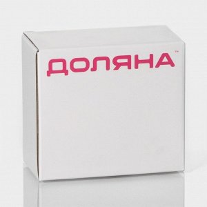 Набор для специй из стекла Доляна «Коралл», 2 предмета: солонка, перечница 6,4?11 см