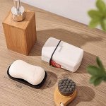 Футляр для мыла со сливом и подставкой. Мыльница