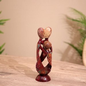 Фигурка «Семья», 23 см, дерево