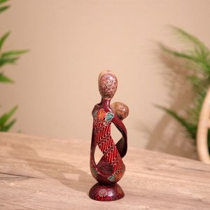 Фигурка «Семья», 23 см, дерево