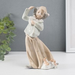 Фигурка керамика «Клоун с собачками», цветной, 18.5x11x8 см