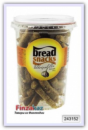 Ржаные сухарики с чесноком Bread Snacks 150 г