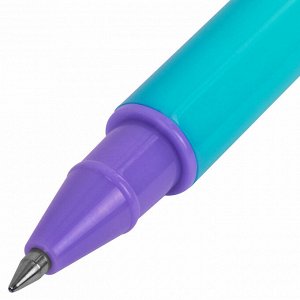 Ручка гелевая BRAUBERG COLOR NEON, ЧЕРНАЯ, корпус ассорти, линия 0,35мм, 1 шт, 144120