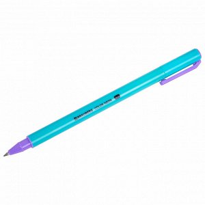 Ручка гелевая BRAUBERG COLOR NEON, ЧЕРНАЯ, корпус ассорти, линия 0,35мм, 1 шт, 144120