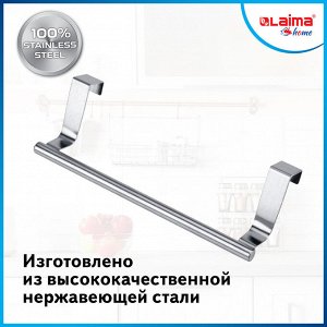 Держатель навесной / вешалка для полотенец / органайзер для кухни, нерж. сталь LAIMA HOME, 608003