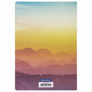 Тетрадь 40л, КЛЕТКА, A5 (147х210мм)  сшивка, SoftTouch, 70г/м, ENJOY THE MOMENT, BRAUBERG, 403766