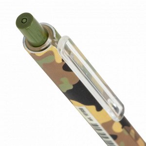 Карандаш механический 0,5 мм, BRAUBERG SOFT PRINT MILITARY, корпус soft-touch ассорти, 1 шт, 181959