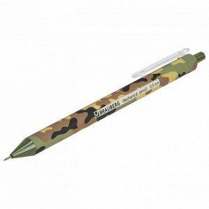 Карандаш механический 0,5 мм, BRAUBERG SOFT PRINT MILITARY, корпус soft-touch ассорти, 1 шт, 181959