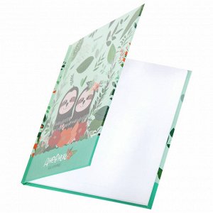 Дневник школьный 1-4 класс 48л, твердый, BRAUBERG, глянцевая ламинация, с подсказом, Ленивцы, 106361