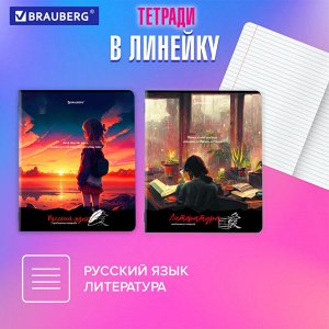 Тетради предметные, КОМПЛЕКТ 12 ПРЕДМЕТОВ, 48л, матовая ламинация, BRAUBERG, ANIME GIRLS, 404832