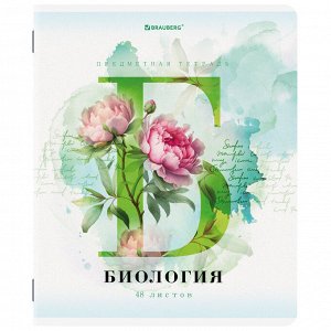 Тетради предметные, КОМПЛЕКТ 12 ПРЕДМЕТОВ, 48л, матовая ламинация, лак, BRAUBERG, CALM, 404844