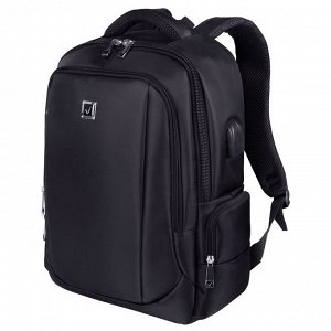 Рюкзак BRAUBERG FUNCTIONAL с отделением для ноутбука, 2 отд., USB-порт, Leader, 45х32х17 см, 270799