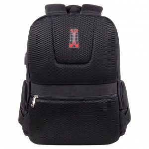 Рюкзак BRAUBERG FUNCTIONAL с отделением для ноутбука, 2 отд., USB-порт, Leader, 45х32х17 см, 270799