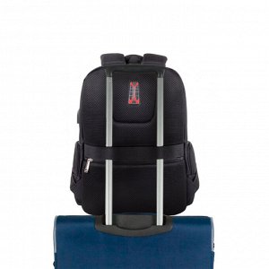 Рюкзак BRAUBERG FUNCTIONAL с отделением для ноутбука, 2 отд., USB-порт, Leader, 45х32х17 см, 270799