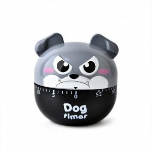 Таймер Таймер в форме собаки , поможет засечь время продолжительностью до шестидесяти минут.5,5см*4,7см*6,4смразноцветный