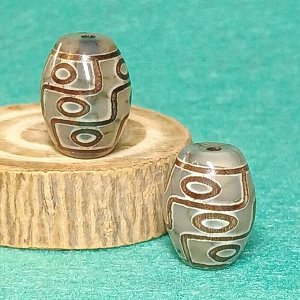 Бусина Дзи 9 глаз 1,4-1,6см