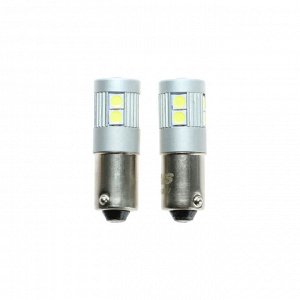 Лампа светодиодная AVS В047 Т8, белый, BA9S, CANBUS 9SMd=3030 12-24 В, 2 шт.