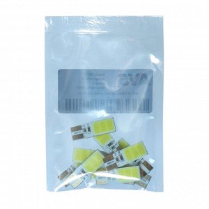 Лампа светодиодная AVS C027-10 Т10, белый, W2.1x9.5d, COB 3W, 10 шт.