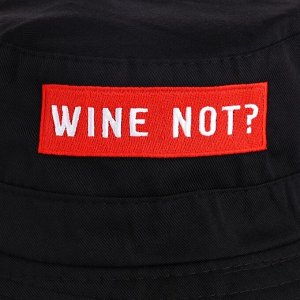 Панама Wine not, чёрная, р-р 56-58