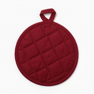 Прихватка Этель «Новый год» 17x17 см, 100% хлопок, саржа