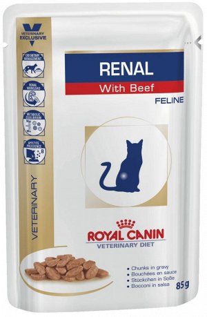 Renal feline with beef (ренал фелин c говядиной), пауч