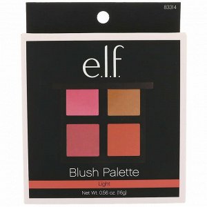 E.L.F. Cosmetics, Blush Palette, Light, Powder, 0.48 oz (13.6 g)