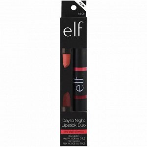 E.L.F. Cosmetics, От дня до ночи, двойная губная помада, 1,5 г (0,05 унций)