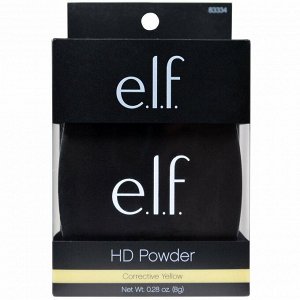 E.L.F. Cosmetics, Пудра High Definition, корректирующий желтый оттенок, 0,28 унций (8 г)