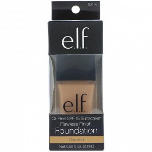 E.L.F. Cosmetics, Flawless Finish Foundation, Oil Free, Honey , 0.68 fl oz (20 ml)