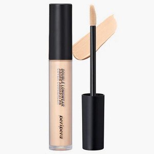 Нежный консилер полного покрытия Peripera Double Longwear Cover Concealer #02 Natural Beige, 5.5г