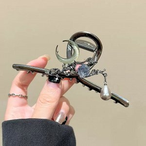 Заколка для волос, женская, крабик