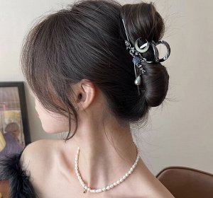 Заколка для волос, женская, крабик