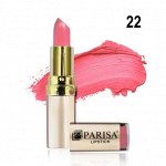 PARISA Помада &quot;GOLDEN GLOW&quot; №22 розовый румянец