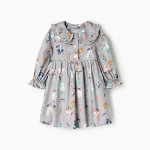Платье детское с воротником KAFTAN «Зверята»