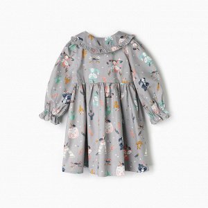 Платье детское с воротником KAFTAN «Зверята»