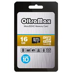 Карта памяти micro-SD OltraMax 16GB class 10