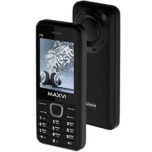 Телефон сотовый Maxvi P9 Black