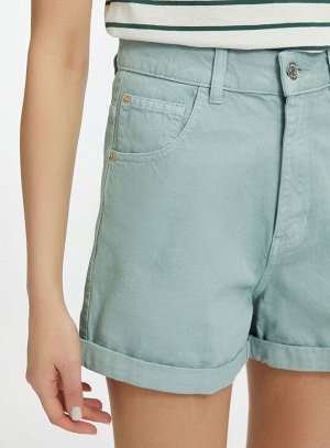 Шорты джинсовые mom fit
