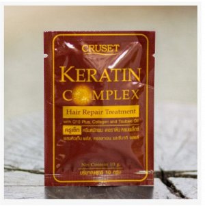 Кератиновая восстанавливающая маска для волос cruset keratin complex