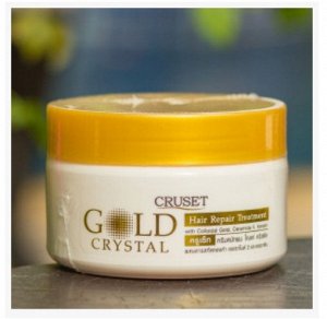 Лечение для волос cruset gold crystal hair repair treatment с керамидами