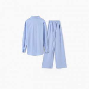 Костюм женский (рубашка, брюки) MINAKU: Home Collection, голубой