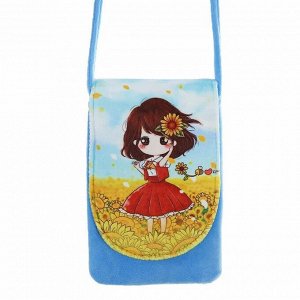 Мягкая сумочка "Девочка в поле"