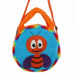 Мягкая сумочка "Пчелка" с ободком, цвета МИКС