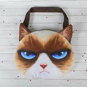 Мягкая сумка "Кошак, голубые глаза"